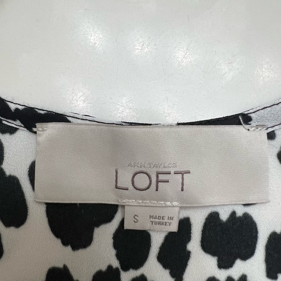 Loft animal print top, size S - Picture 2 of 3